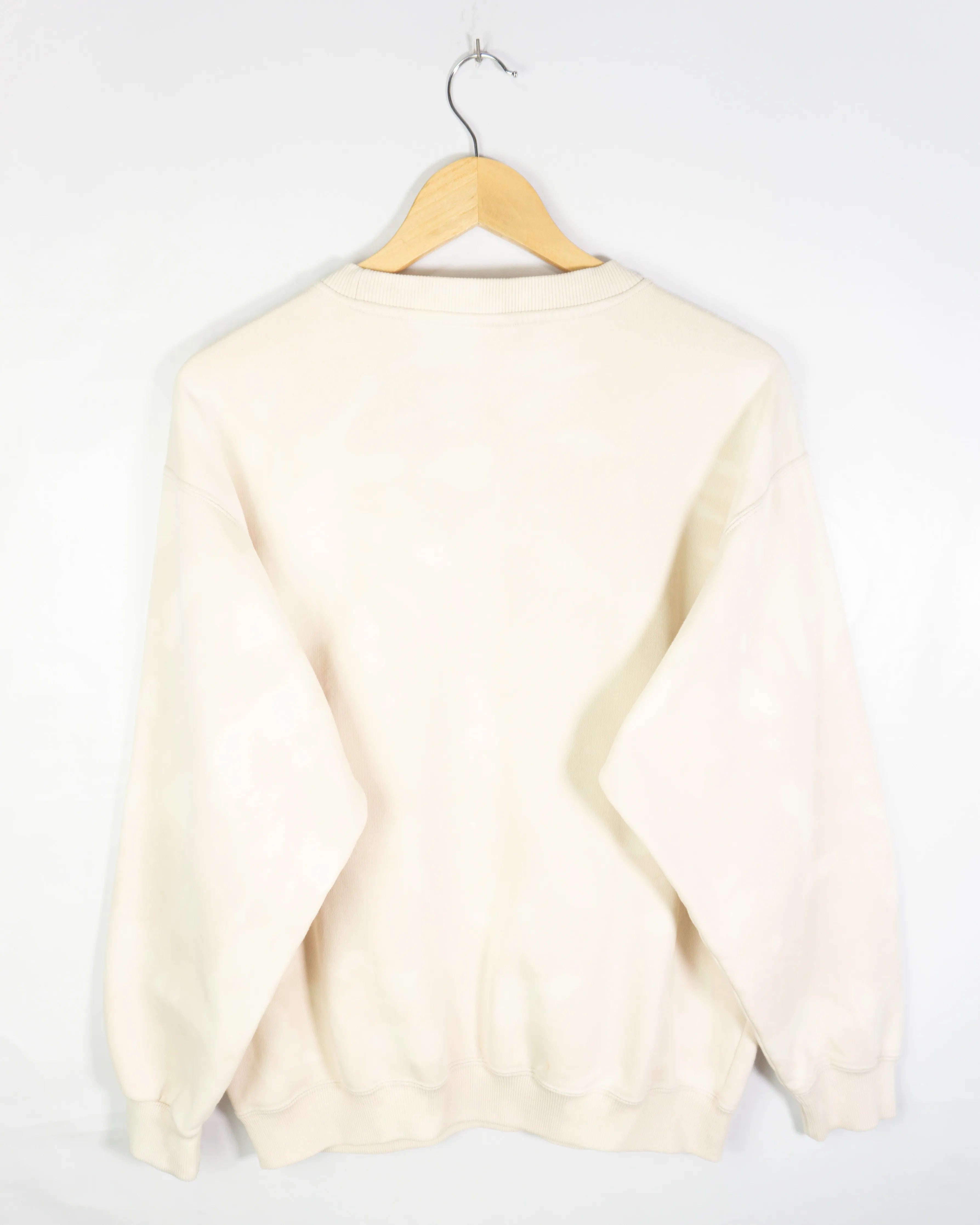 Sudadera Reebok Vintage 00s tie-dye crema logo bordado — Talla M