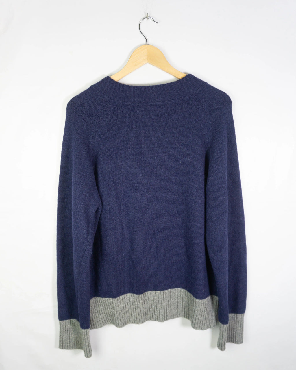Cardigan Pepe Jeans Vintage 00s azul marino con cremallera — Talla XL