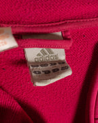 Sudadera cremallera Adidas Vintage 00s rosa 3 rayas mujer — Talla S
