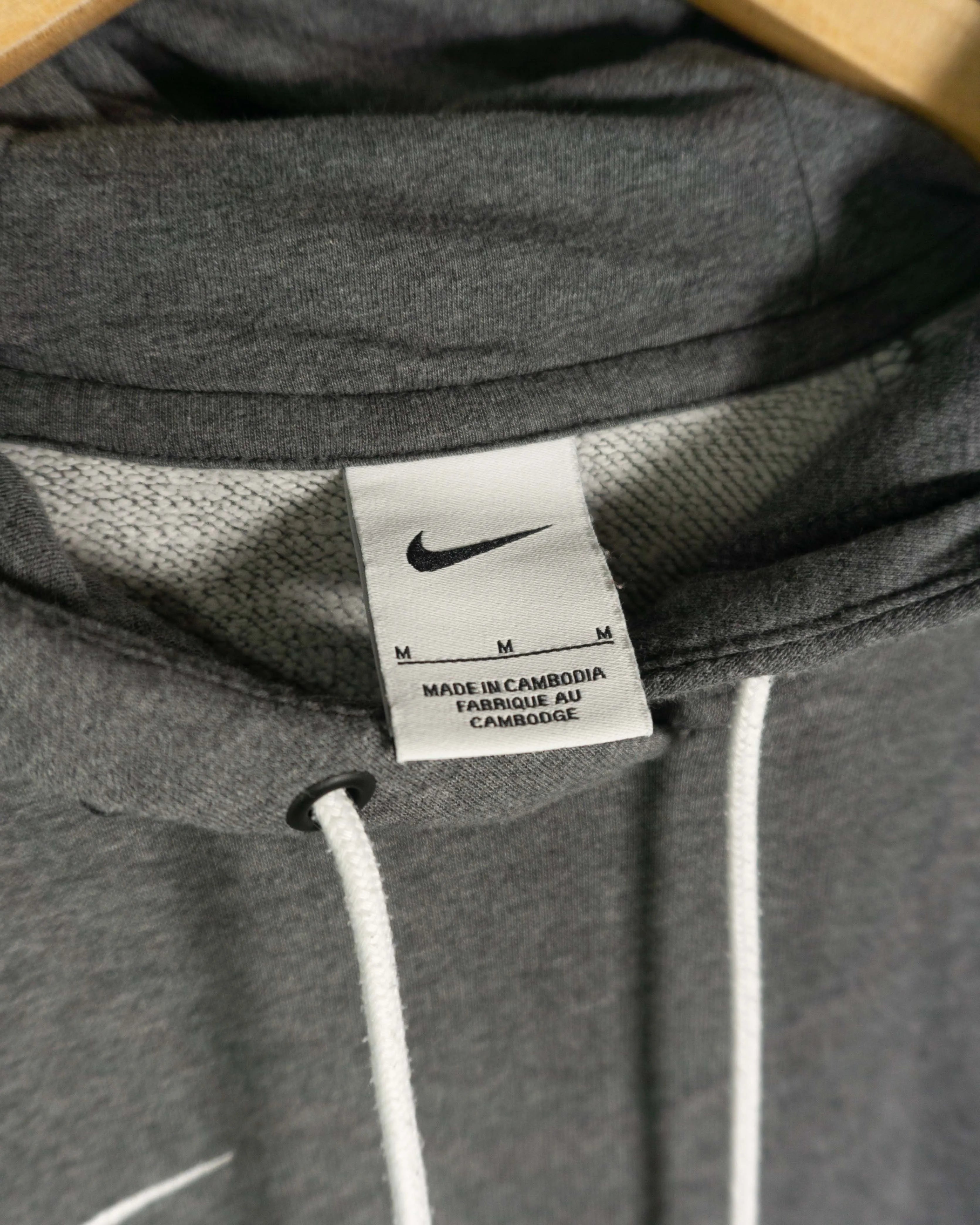 Sudadera hoodie Nike gris swoosh — Talla M