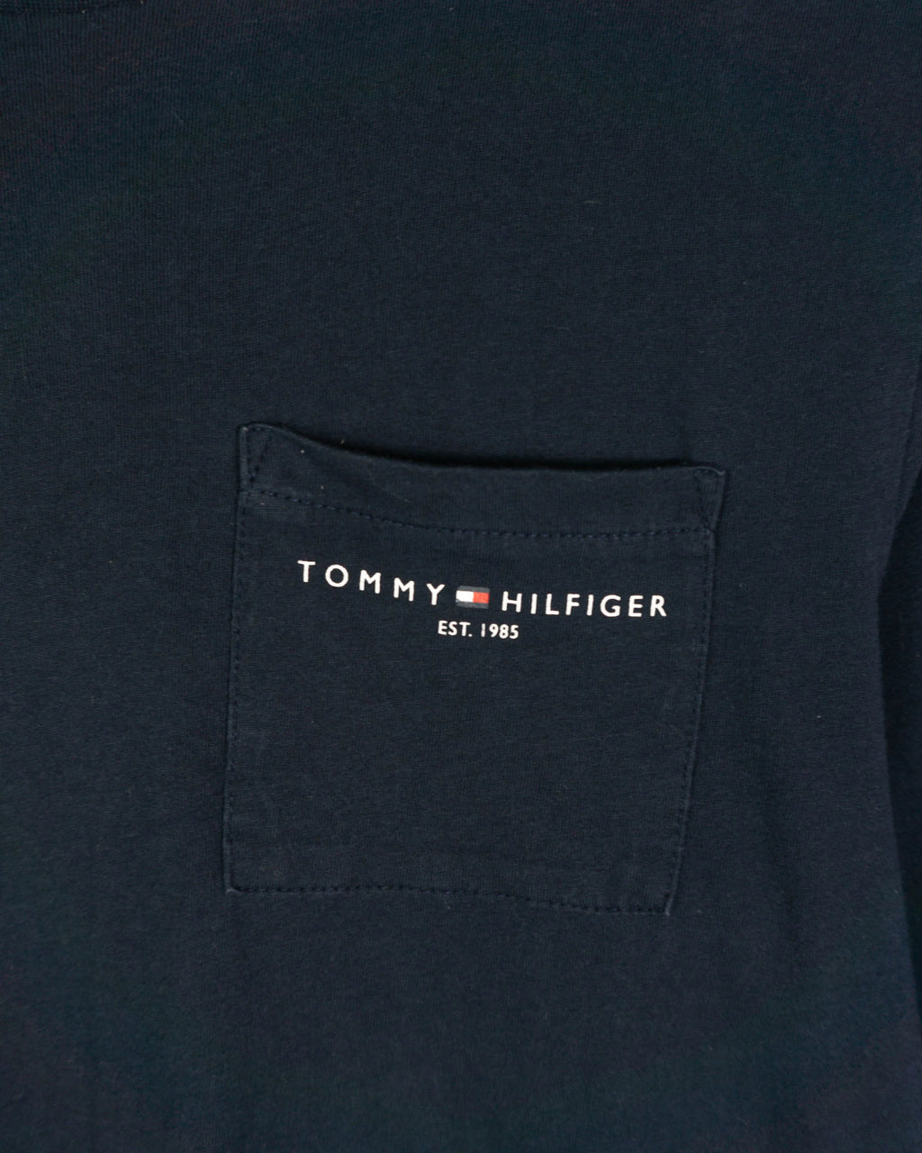 Camiseta Manga Larga Tommy Hilfiger Azul Marino — Talla XS