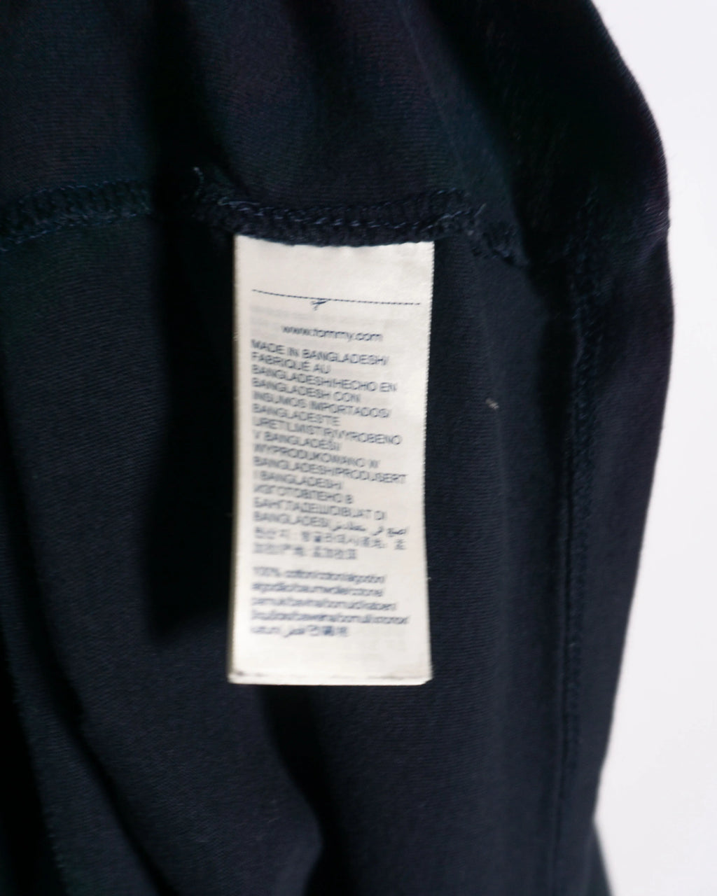 Camiseta Manga Larga Tommy Hilfiger Azul Marino — Talla XS