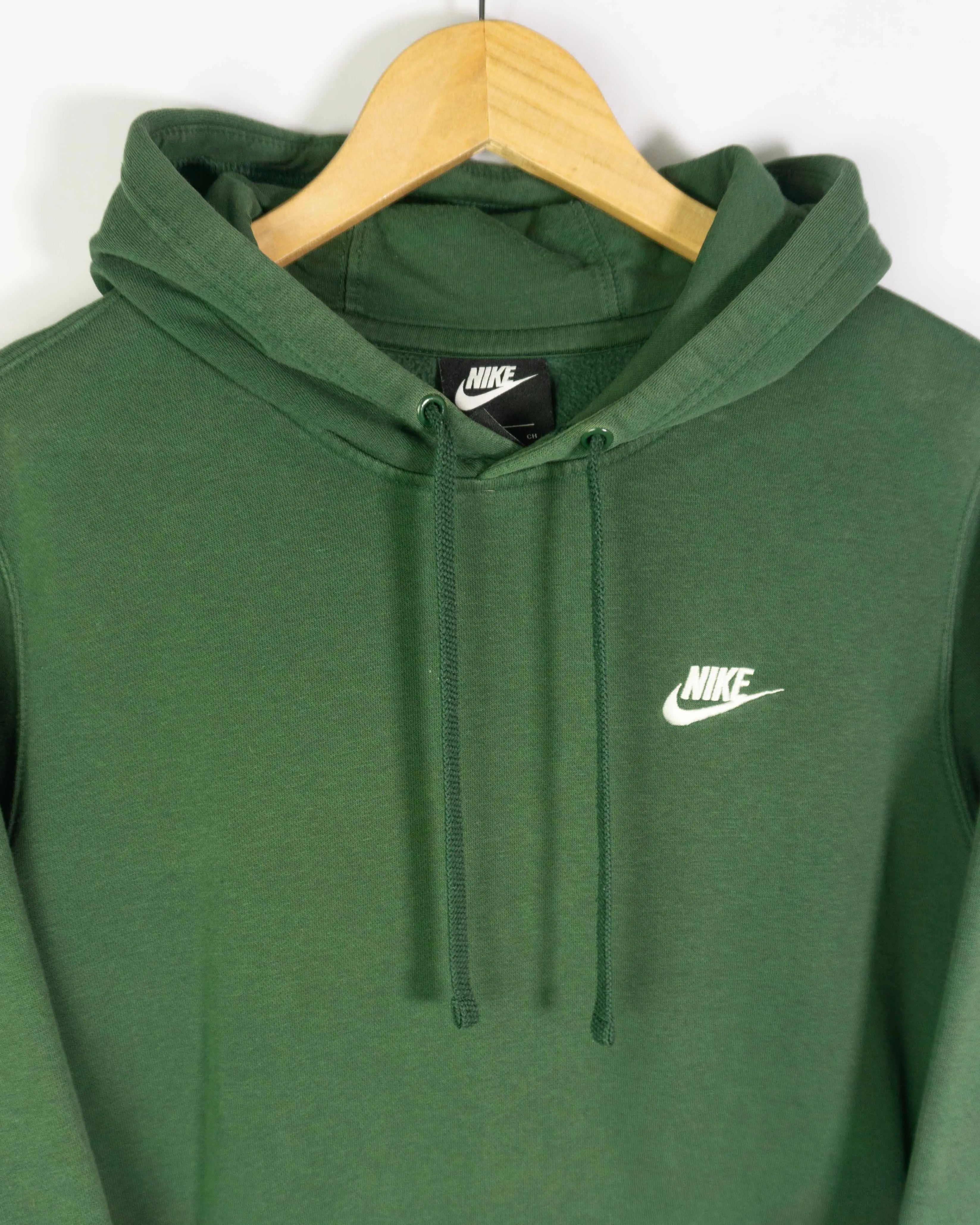 Sudadera Nike con Capucha Verde — Talla S