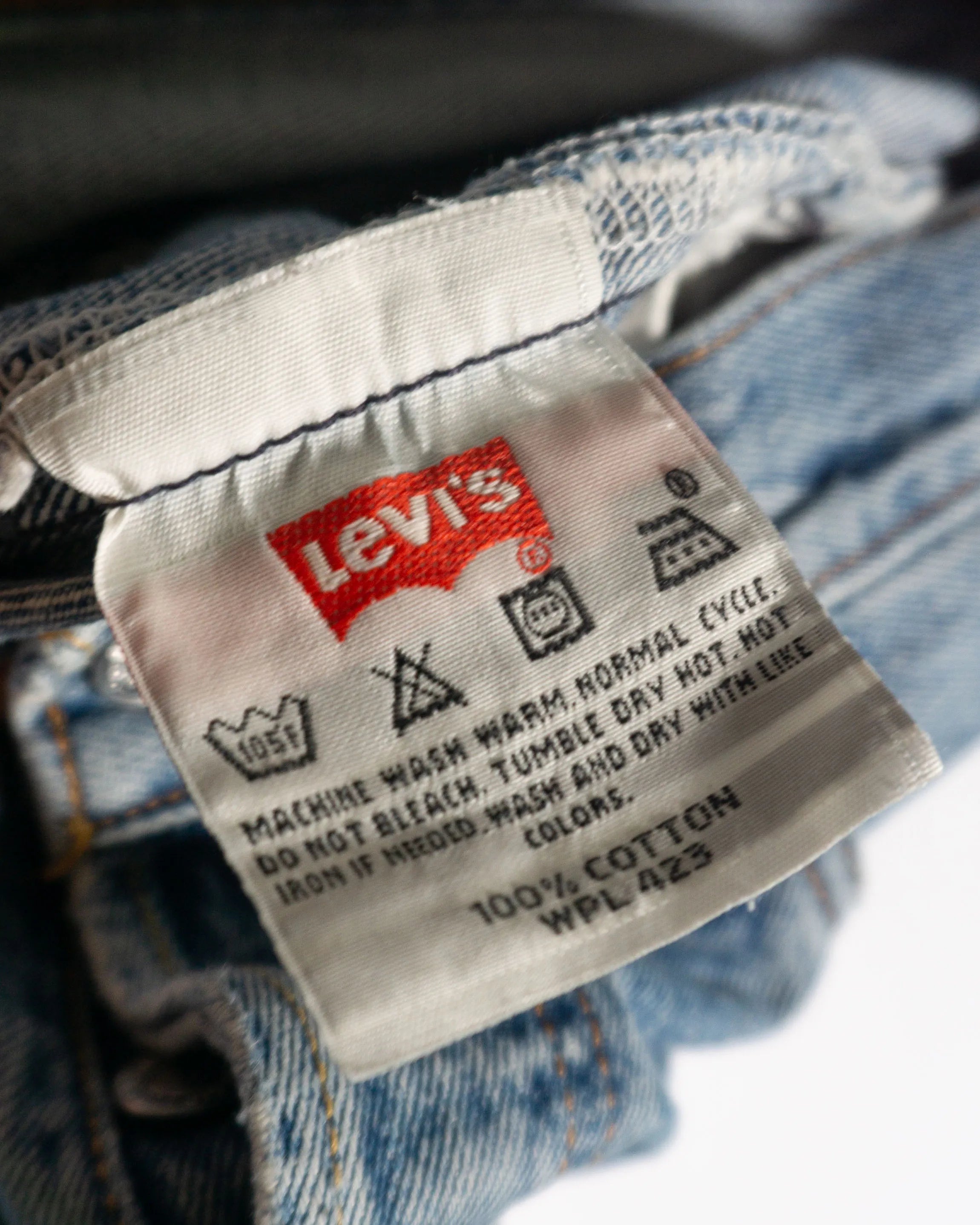 Vaqueros Levi's 501 Vintage 00s Azul Claro — W33