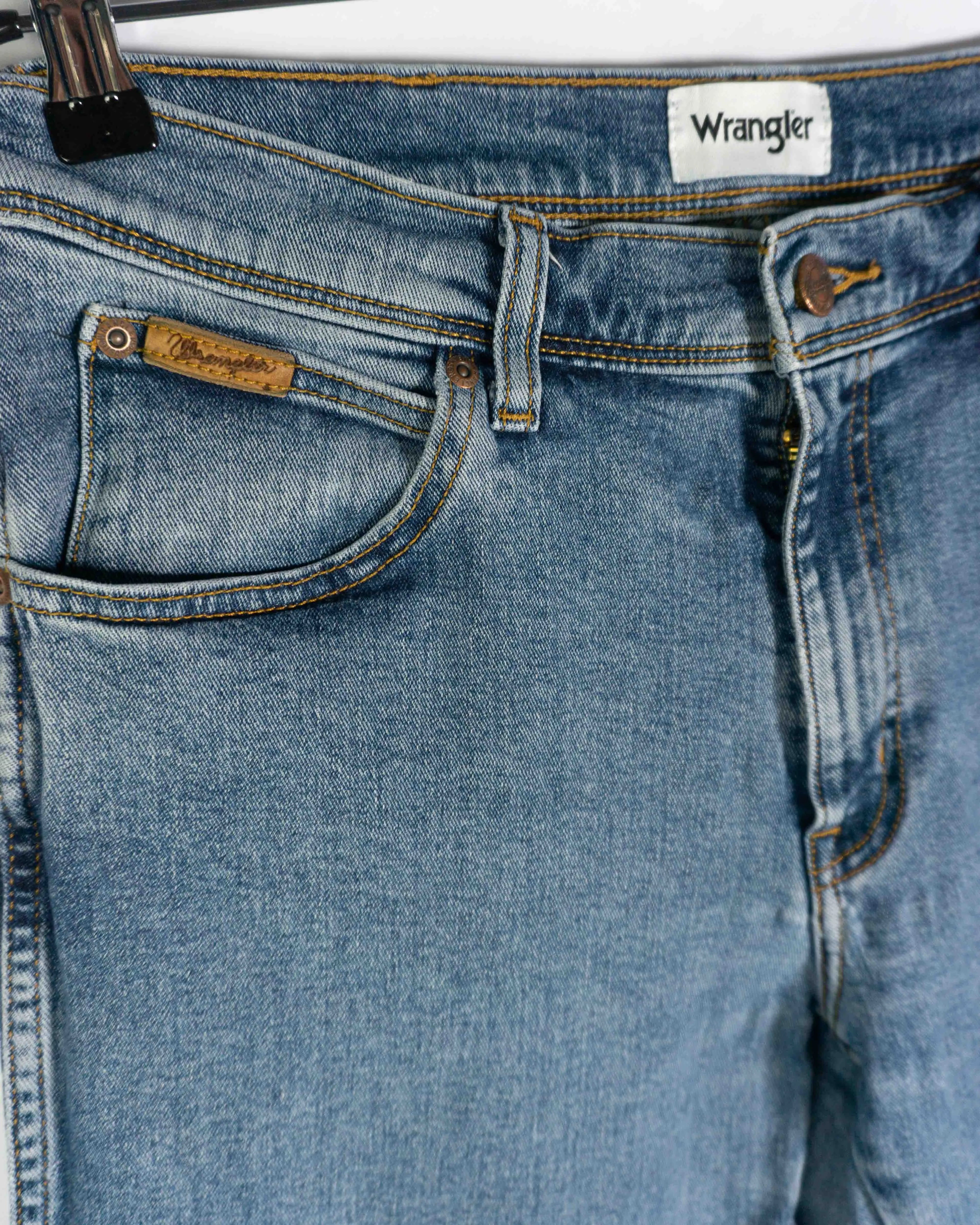 Vaqueros Wrangler Texas Vintage 00s Azul Claro — W34