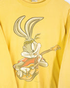 Camiseta Looney Tunes Bugs Bunny Vintage 1998 Amarilla — Talla M