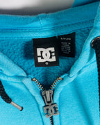 Sudadera DC Shoes Vintage 2000s Azul Logo Grande — Talla S