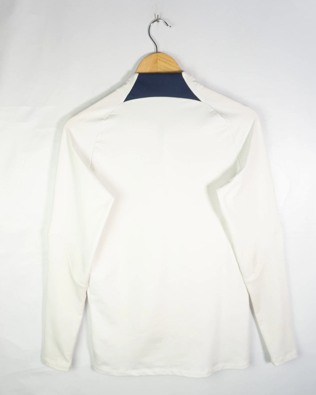 Sudadera PSG Nike Dri-Fit 1/4 Cremallera Blanca Hombre — Talla S