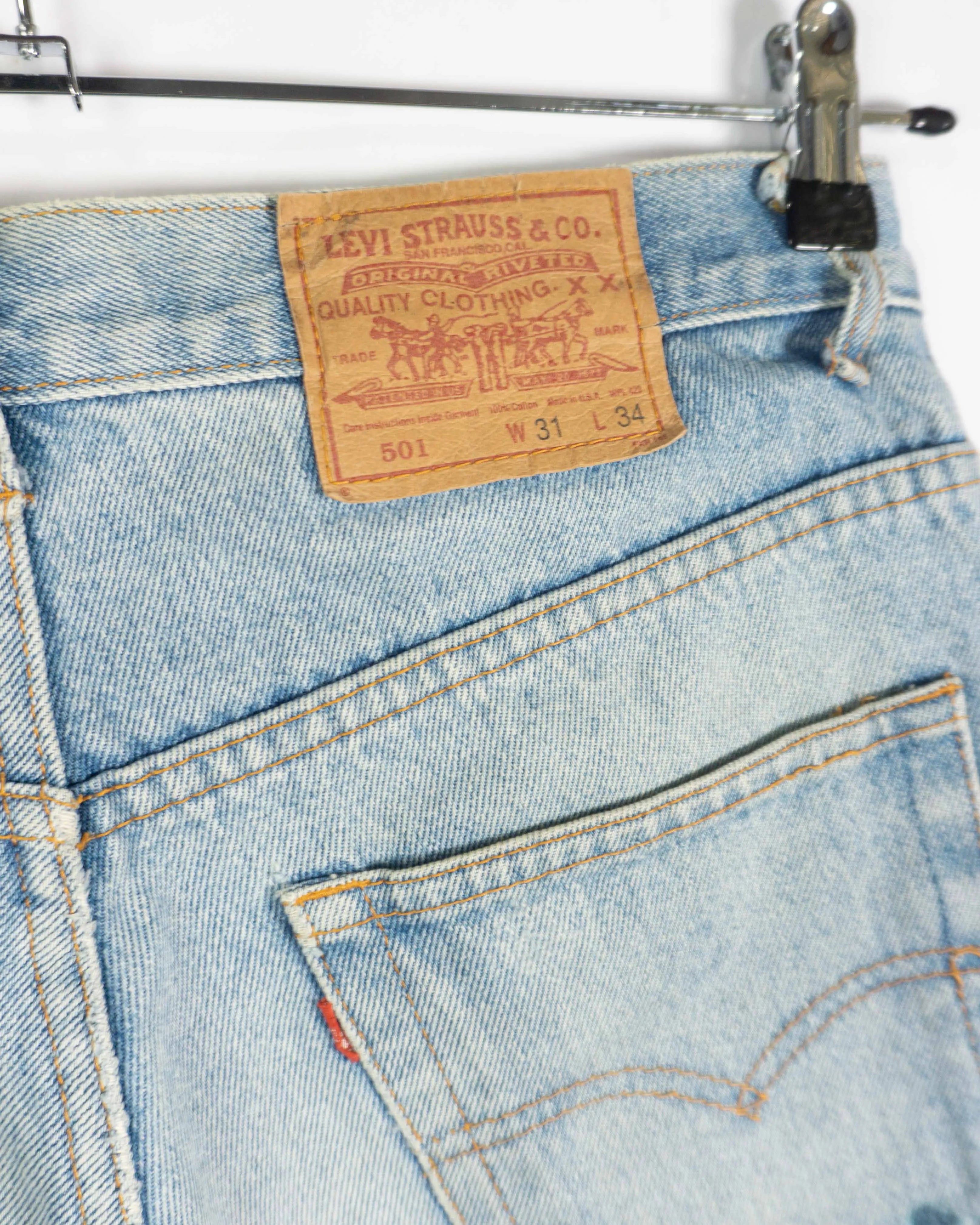 Short Levi's 501 Vintage 90s Azul — W31