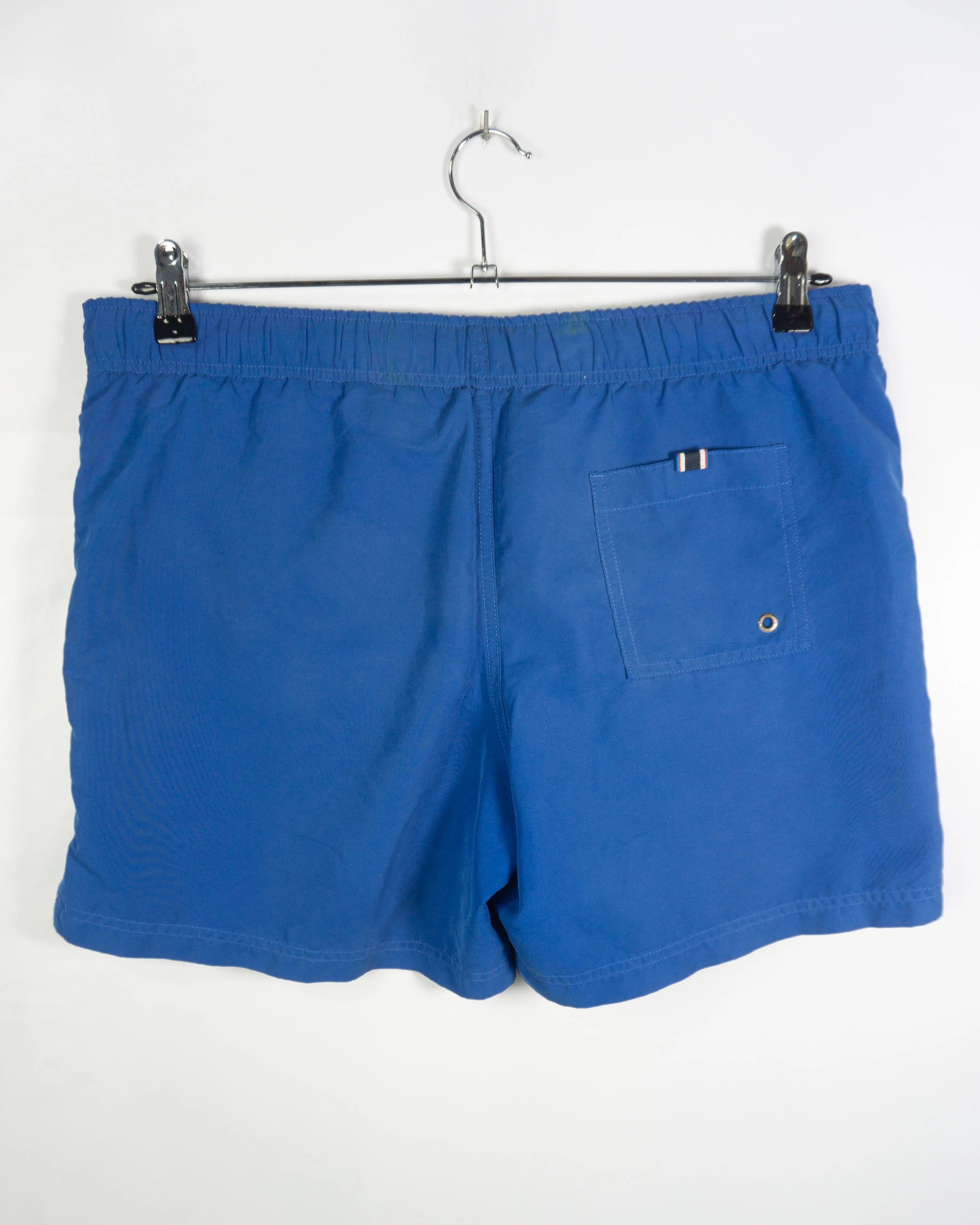 Bañador Tommy Hilfiger Azul Logo Bordado — Talla S