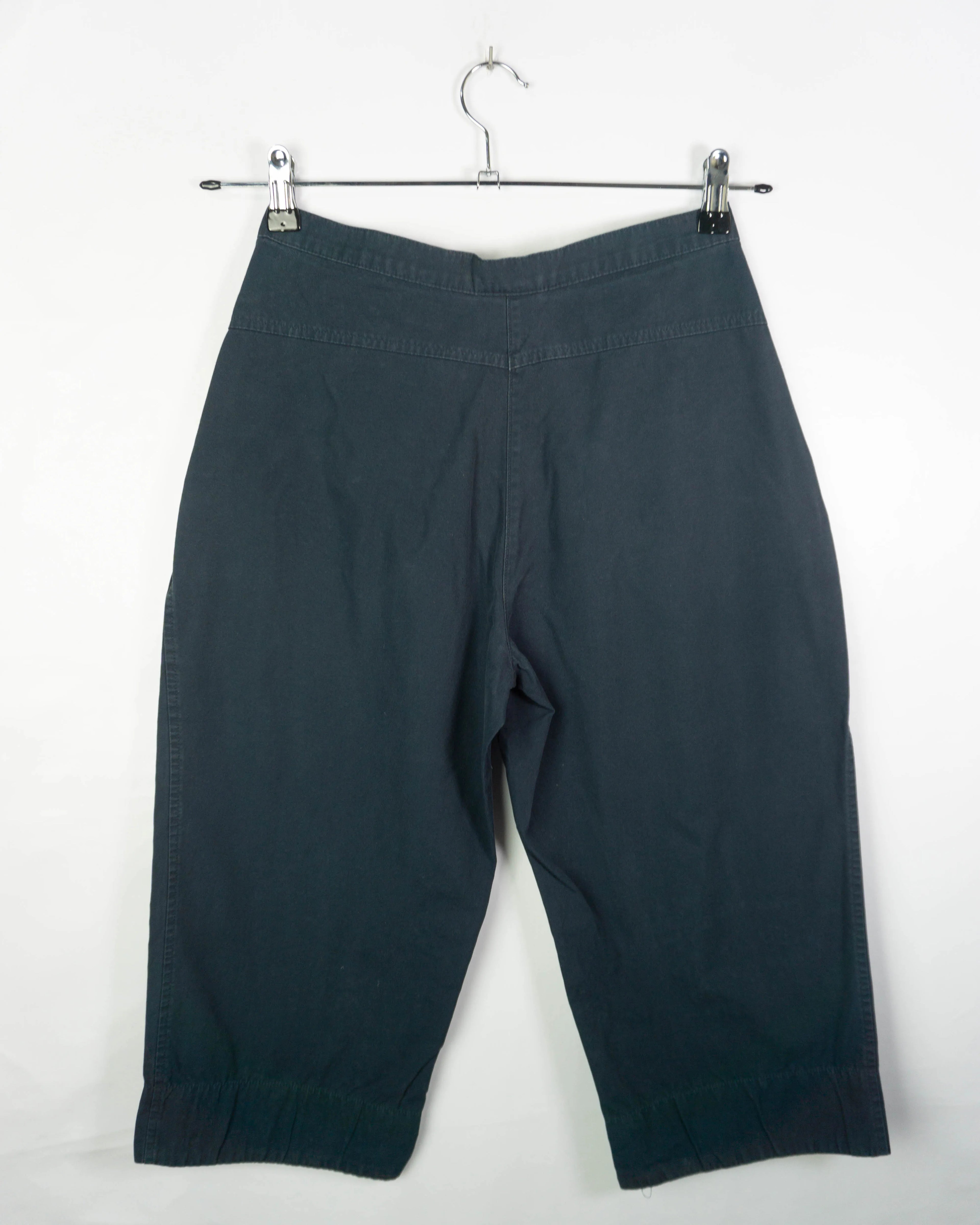 Pantalón Pirata Adidas Azul Marino Vintage 00s — Talla S