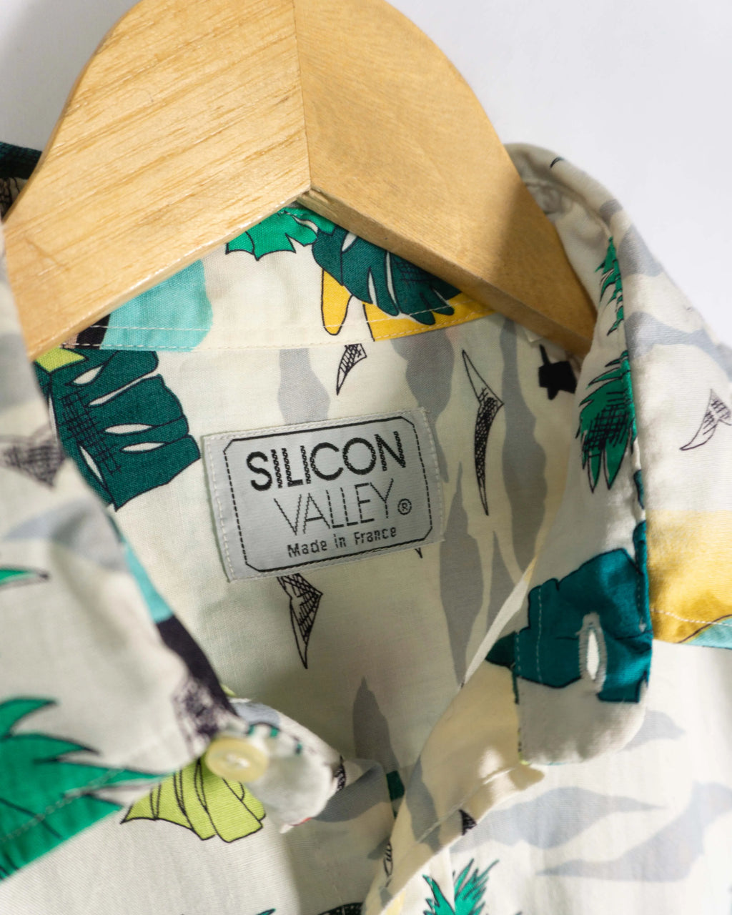 Camisa Silicon Valley Hawaiana Tropical Vintage 90s — 38