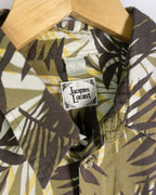 Camisa Jacques Lorant Tropical Verde Oliva Vintage 90s — XL