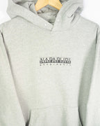 Sudadera Napapijri Geographic Gris Vintage 00s — Talla XL