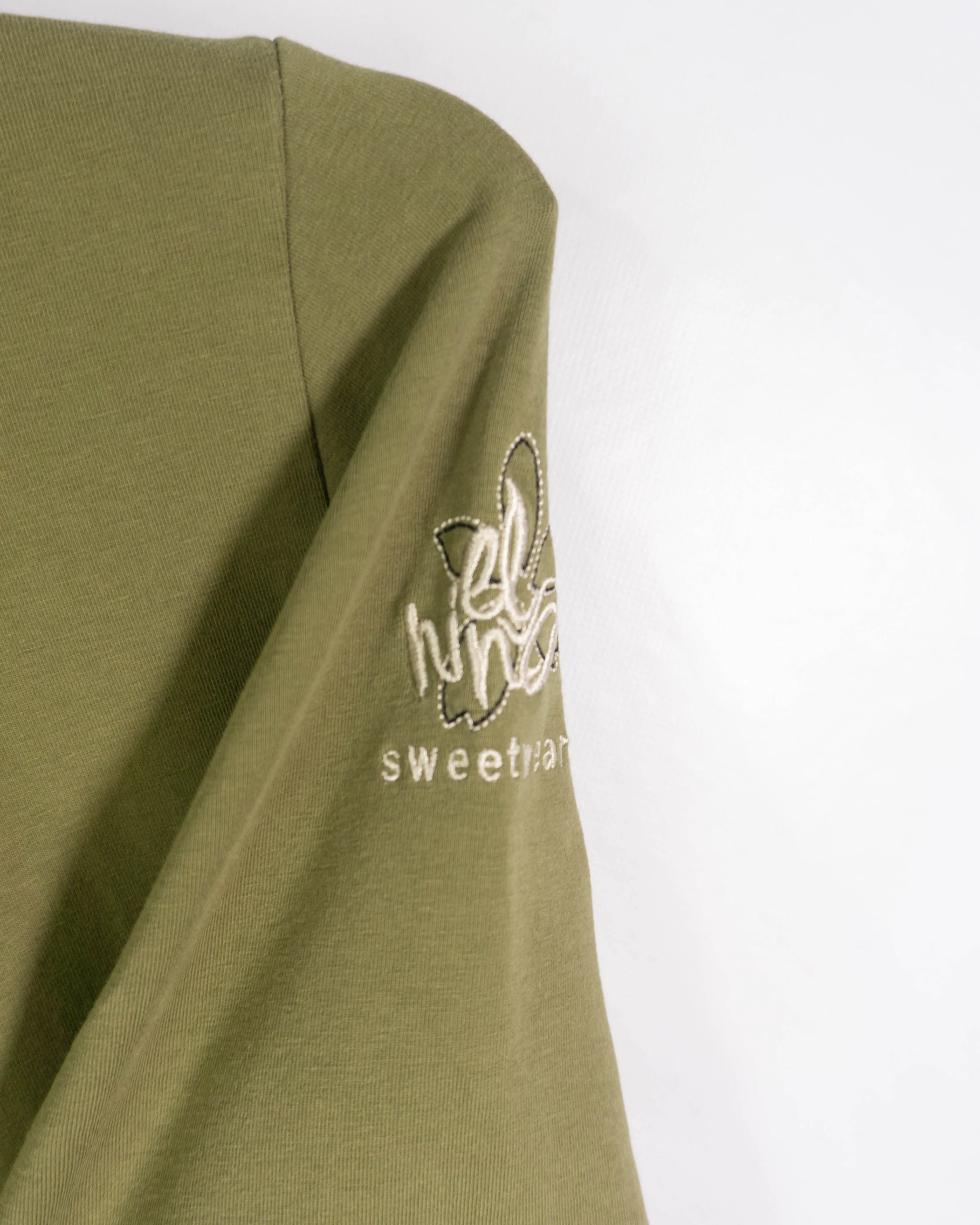 Camiseta Manga Larga El Niño Verde Vintage 00s Mujer — Talla L