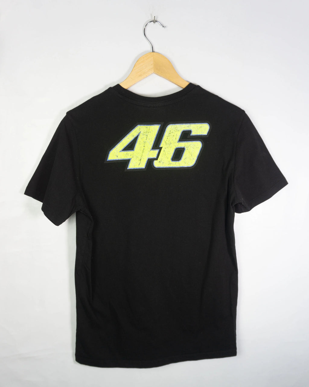 Camiseta VR46 Valentino Rossi WLF 46 Negra Vintage 00s — M