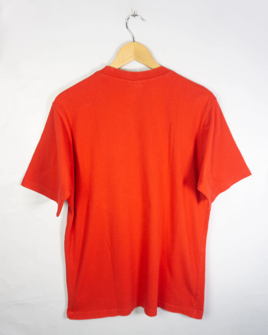 Camiseta Adidas Logo Roja Vintage 90s — Talla M
