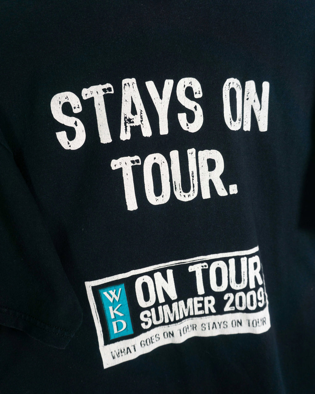 Camiseta WKD On Tour Summer 2009 Negra — Talla L