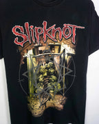 Camiseta Slipknot Iowa Negra Vintage 00s — Talla S