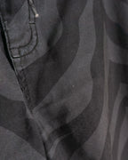 Bermuda Alpinestars Zebra Gris Negra Vintage 00s — Talla M