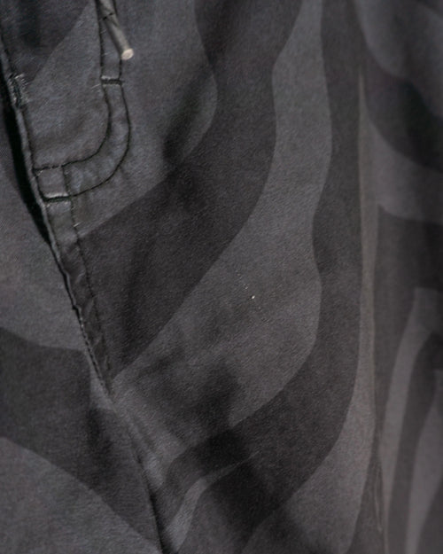 Bermuda Alpinestars Zebra Gris Negra Vintage 00s — Talla M