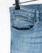 Vaqueros Emporio Armani Slim Azul Claro — Talla 36