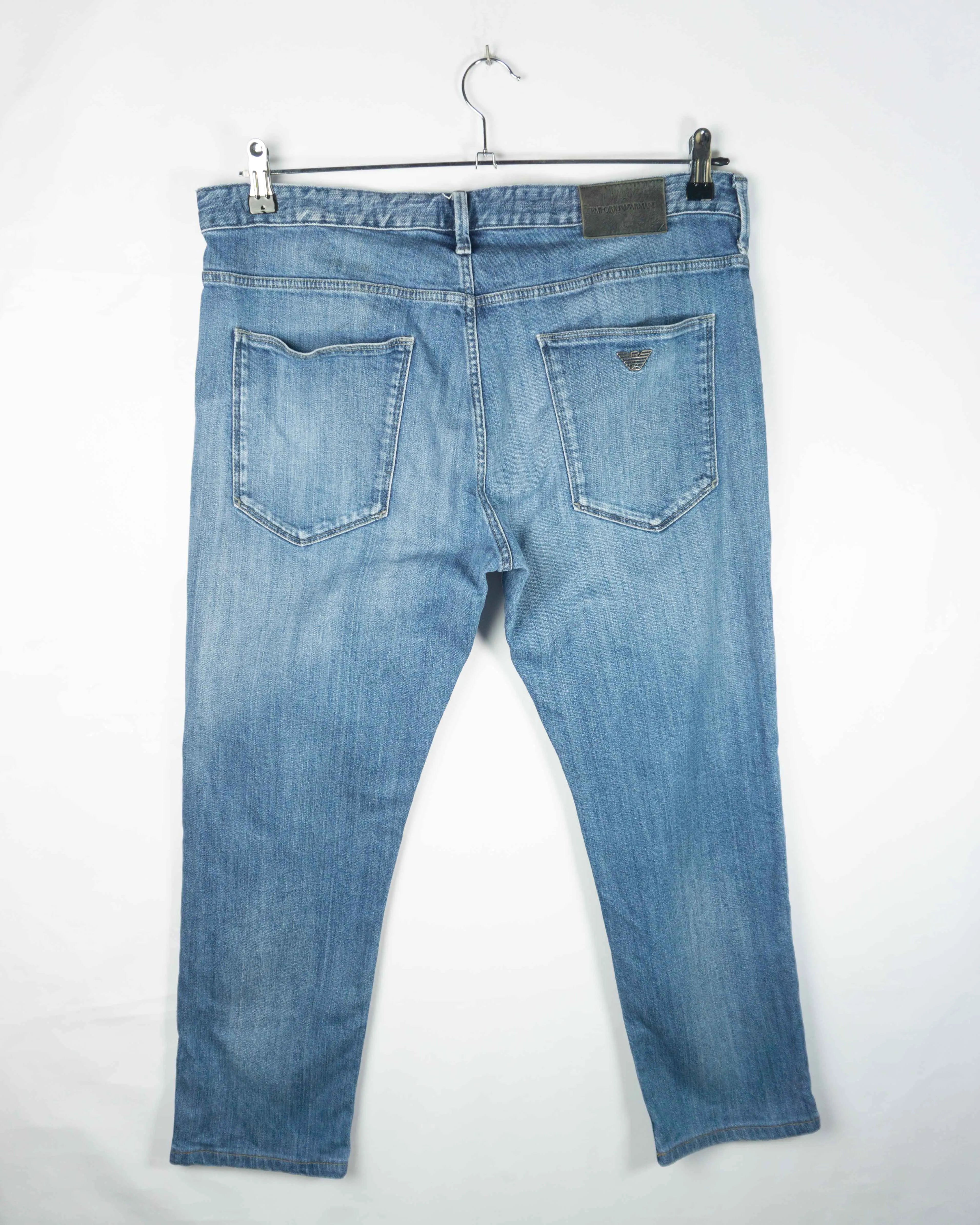 Vaqueros Emporio Armani Slim Azul Claro — Talla 36