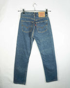 Vaqueros Levi's 501 Azul Medio Vintage 00s — Talla W27