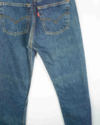 Vaqueros Levi's 501 Azul Medio Vintage 00s — Talla W27