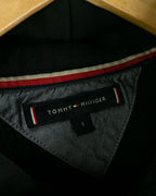 Sudadera Tommy Hilfiger Logo Bordado Negra — Talla S