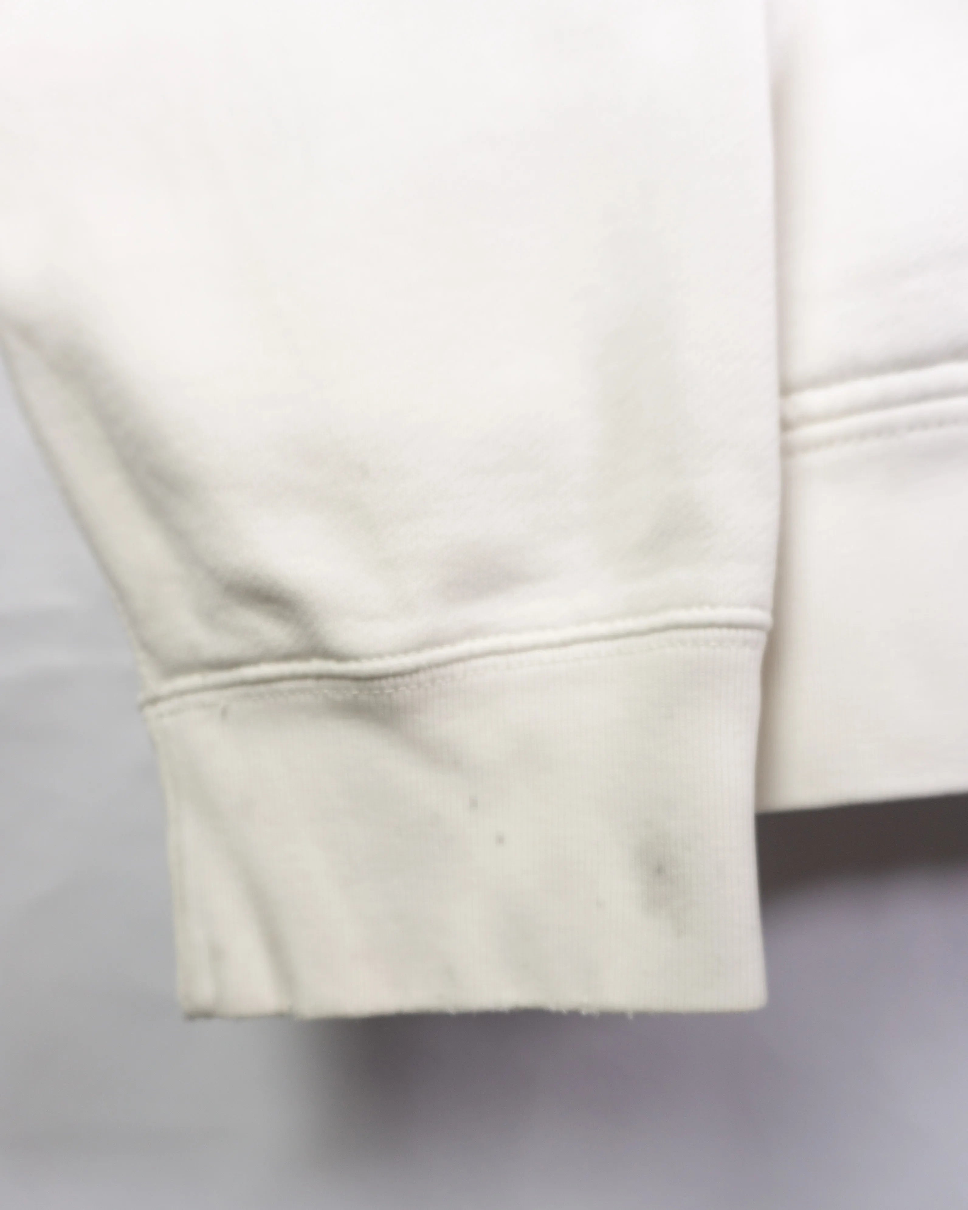 Sudadera Ralph Lauren Cremallera Blanca Vintage 00s — Talla XL