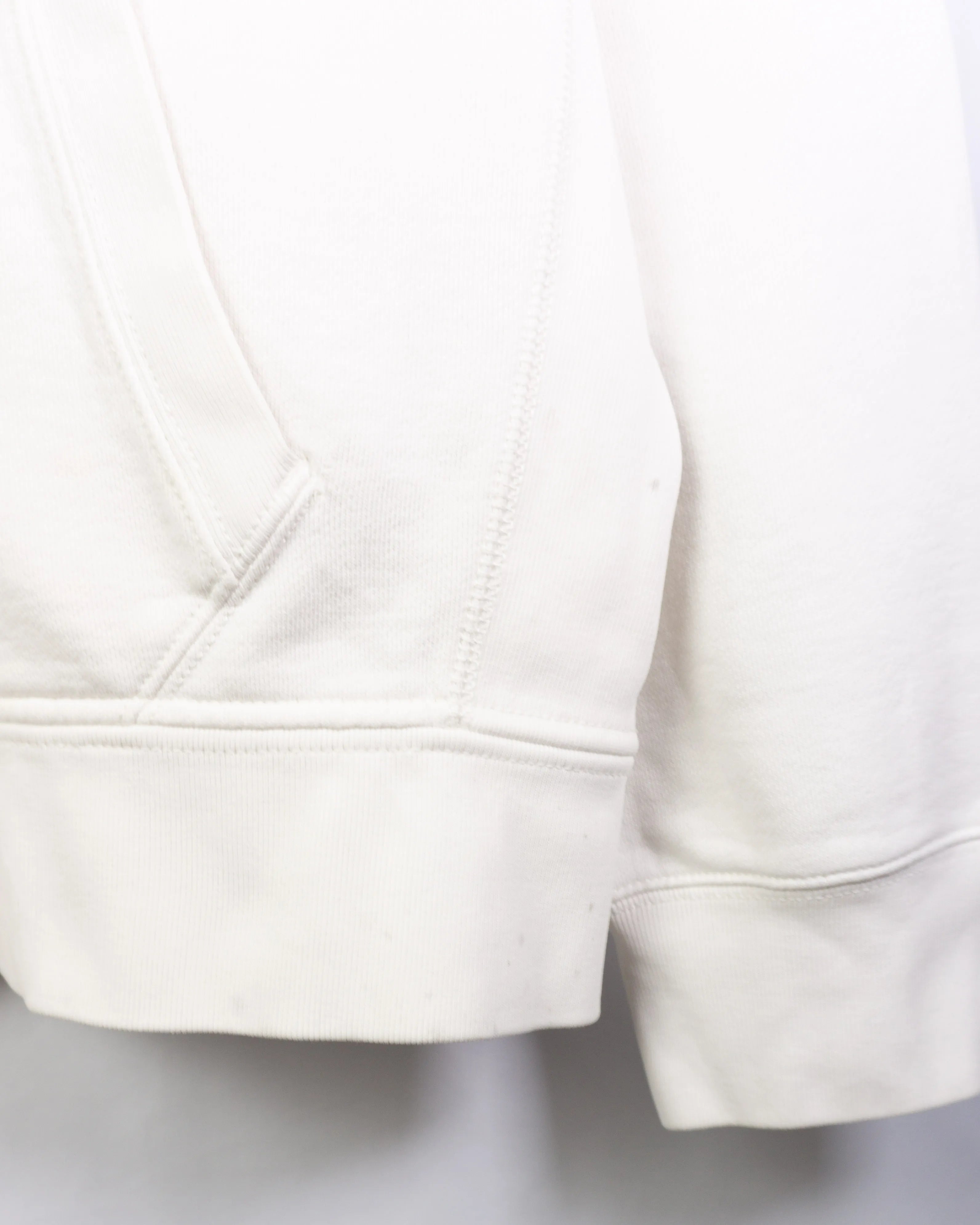 Sudadera Ralph Lauren Cremallera Blanca Vintage 00s — Talla XL