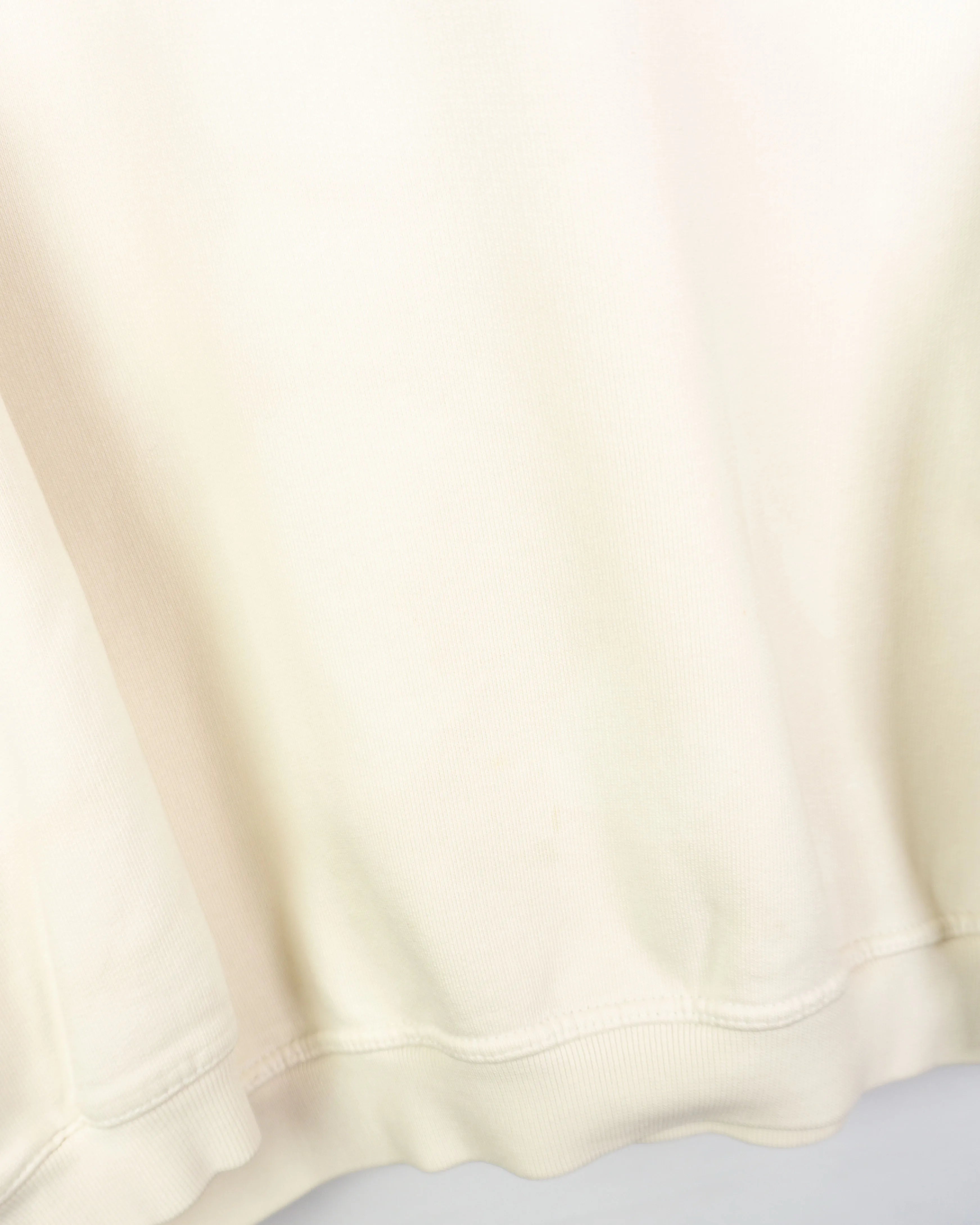 Sudadera tie dye Champion Logo Bordado Crema Vintage 90s — Talla S