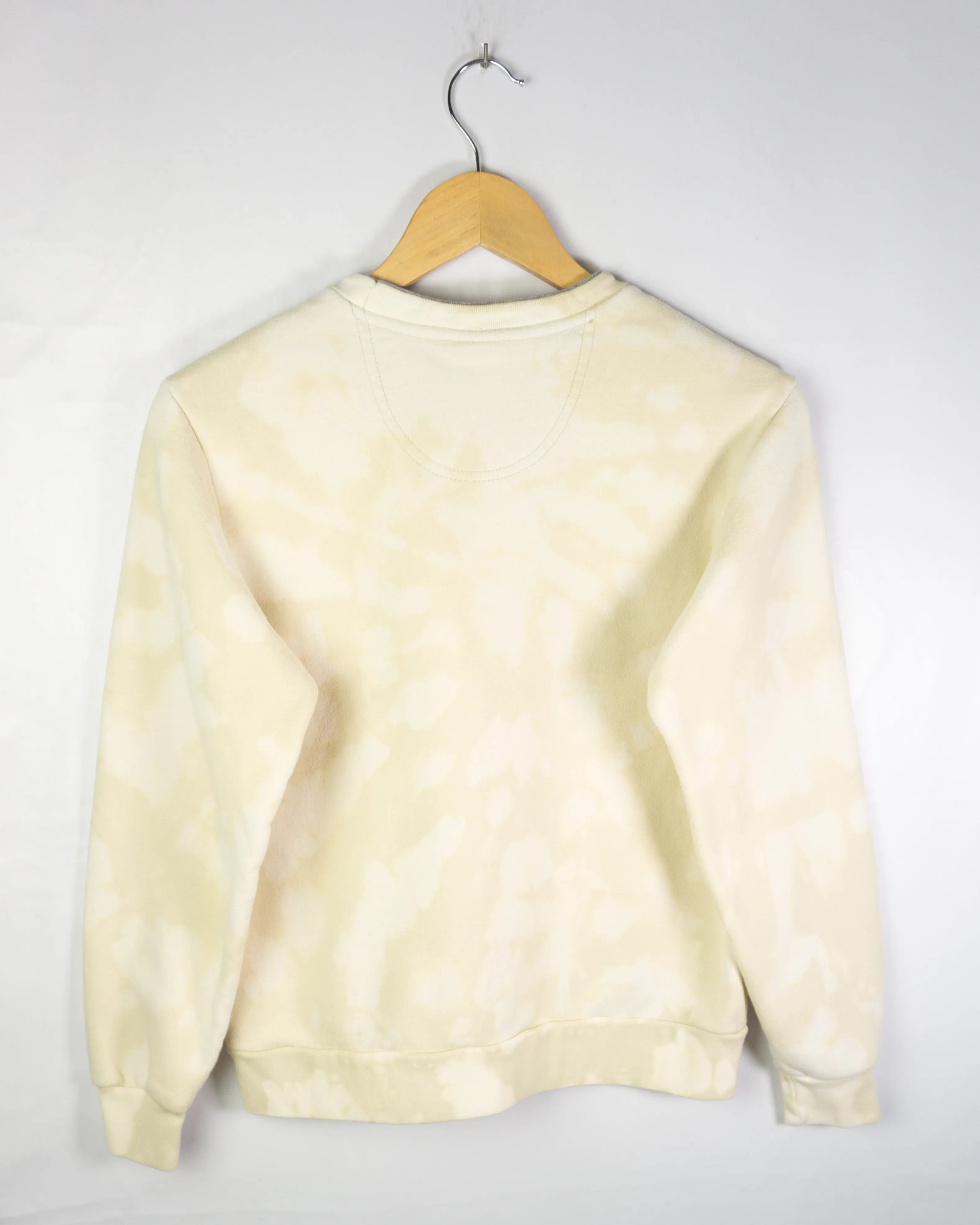 Sudadera Nike Swoosh Tie-Dye Crema Mujer — Talla S