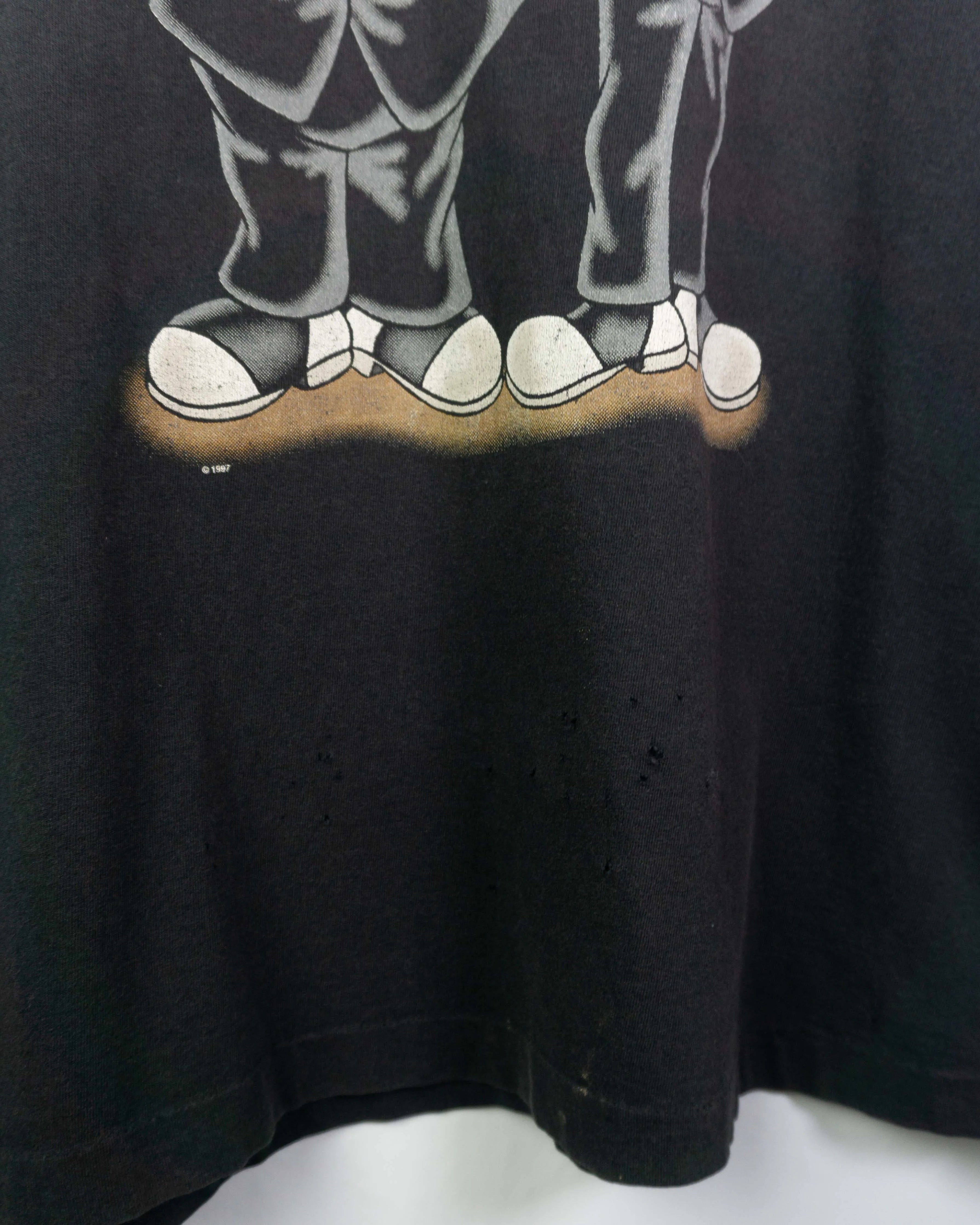 Camiseta Epi y Blas Blues Brothers Vintage 90s — Talla XL