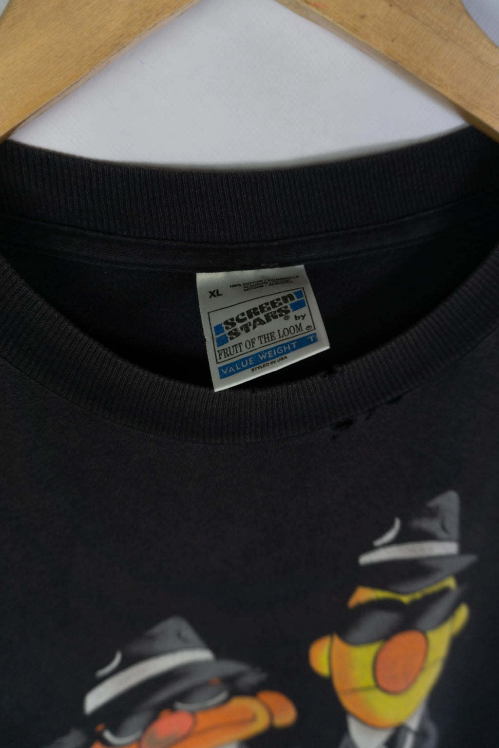 Camiseta Epi y Blas Blues Brothers Vintage 90s — Talla XL