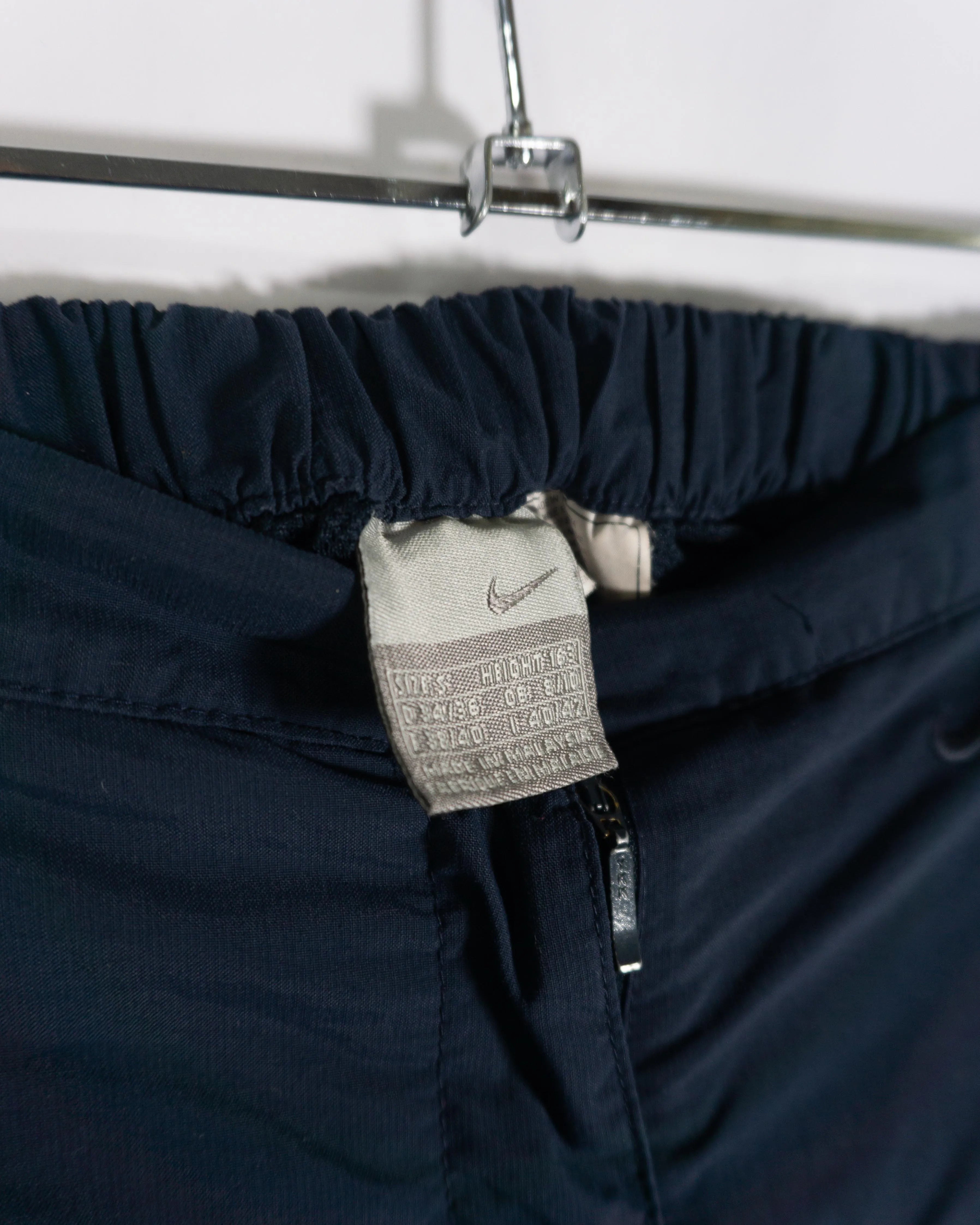 Pantalón Nike Nylon Azul Marino Vintage 00s Mujer — Talla S