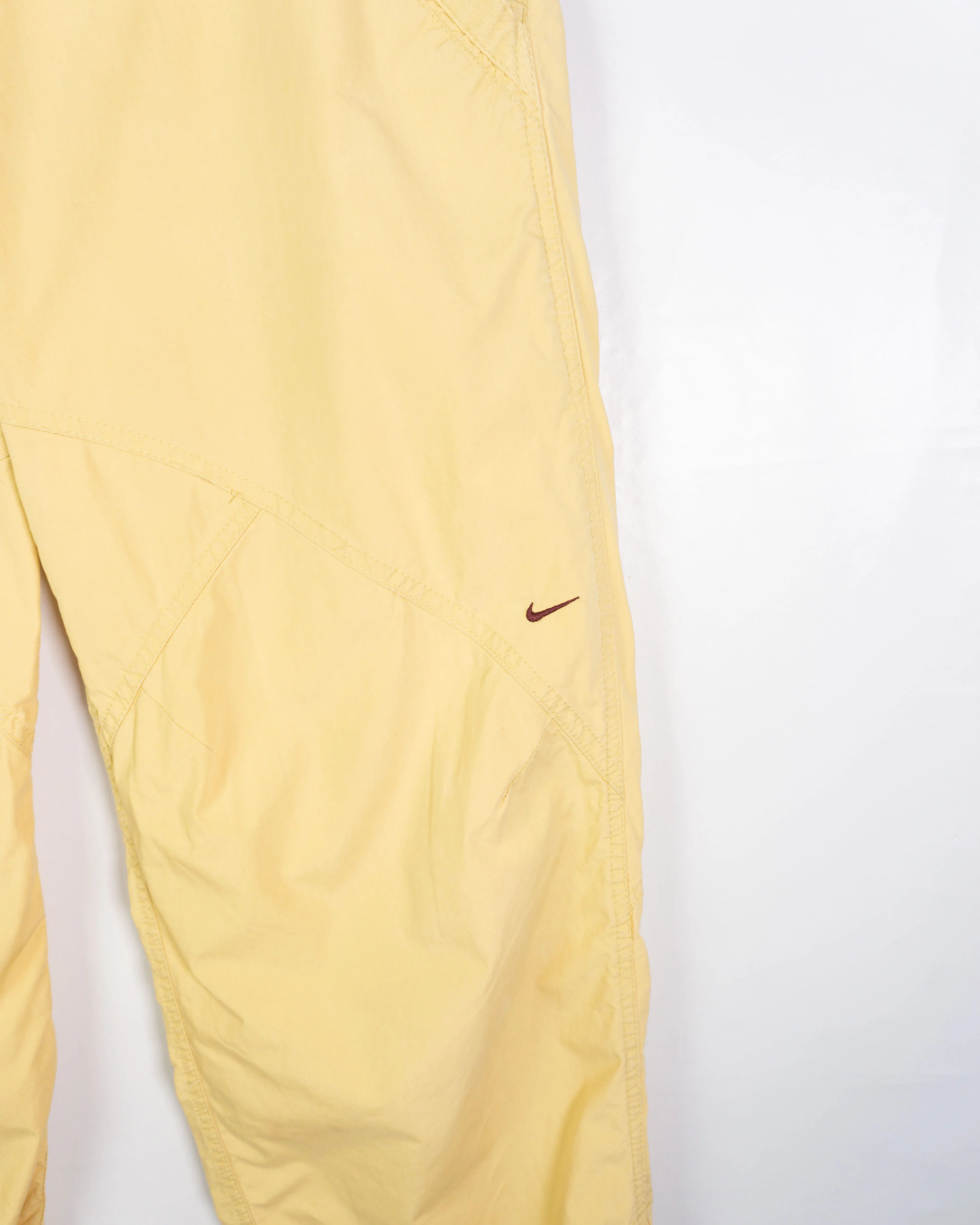 Pantalón Deportivo Nike Amarillo Vintage 00s Mujer — Talla L