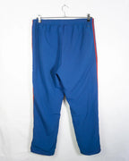 Pantalón Adidas Chándal Azul Naranja Bandas — Talla XL