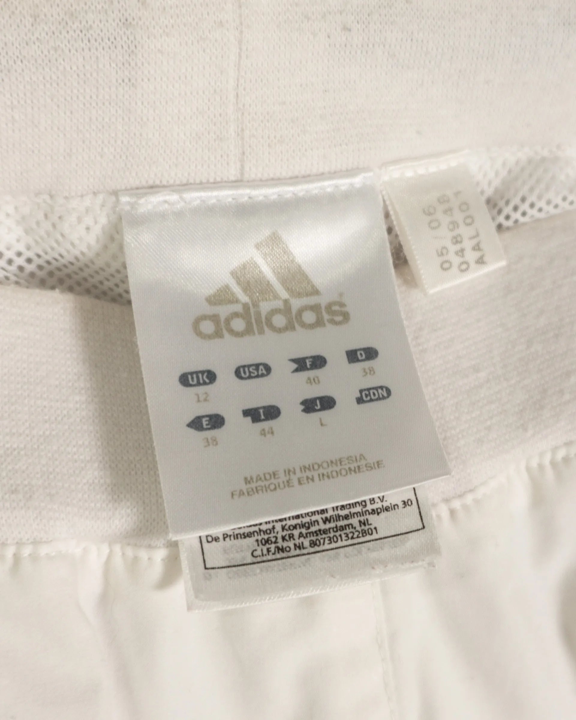 Pantalón Adidas Blanco Vintage 00s Mujer — Talla M