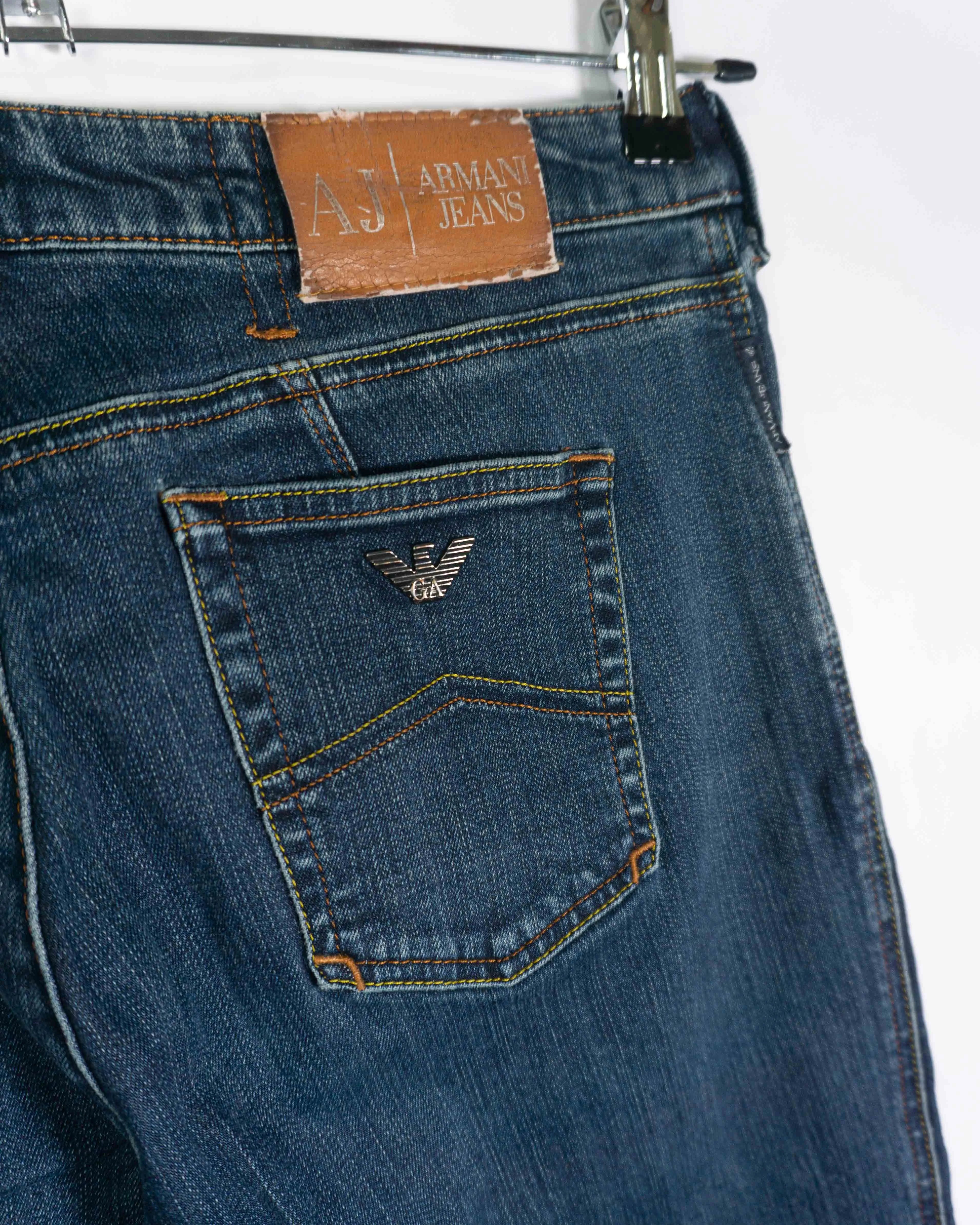 Vaqueros Armani Jeans Azul Medio Mujer — Talla 31