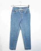 Vaqueros Levis Mom Fit Azul Vintage 90s Mujer — Talla 29