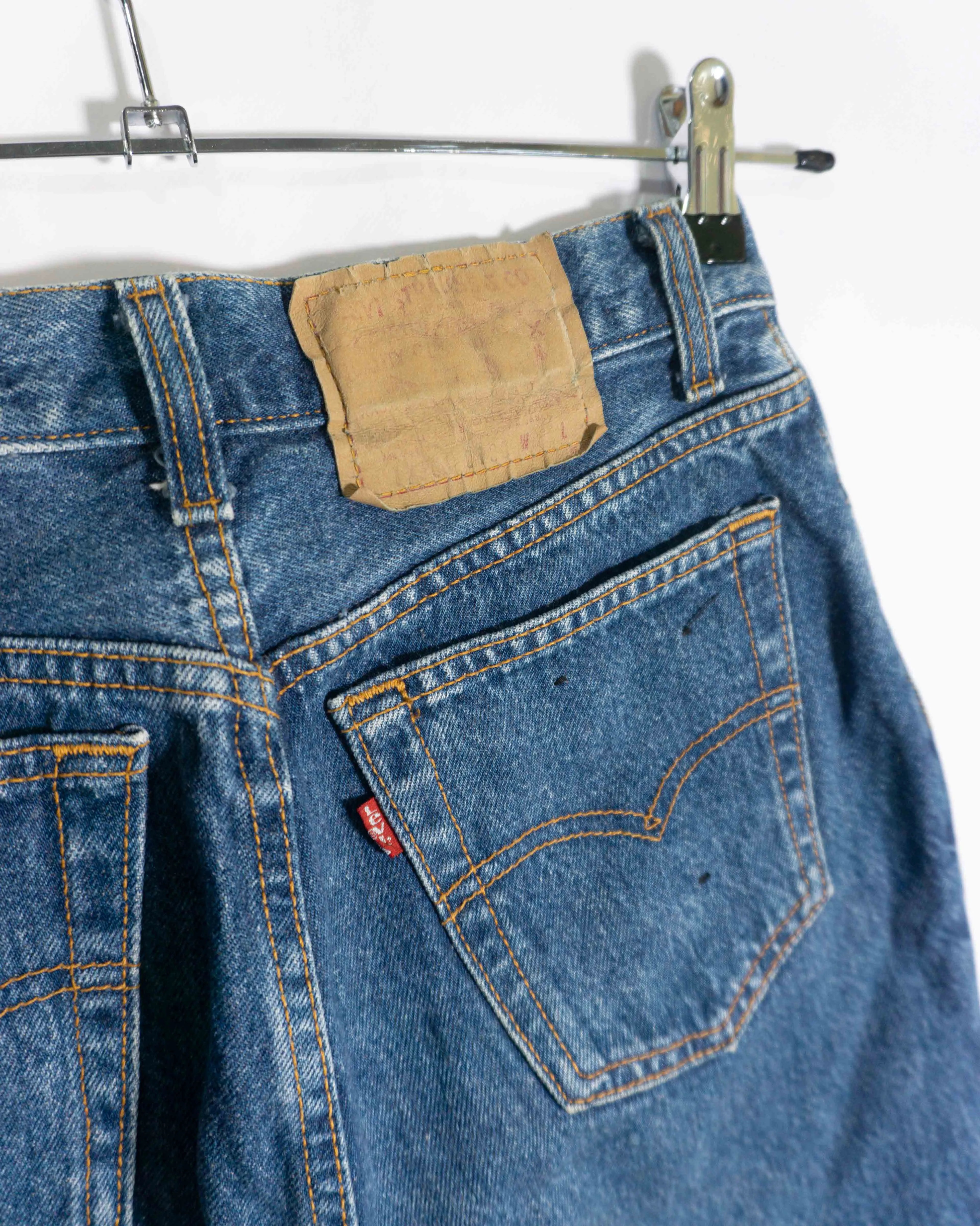 Vaqueros Levis Mom Fit Azul Vintage 90s Mujer — Talla 29