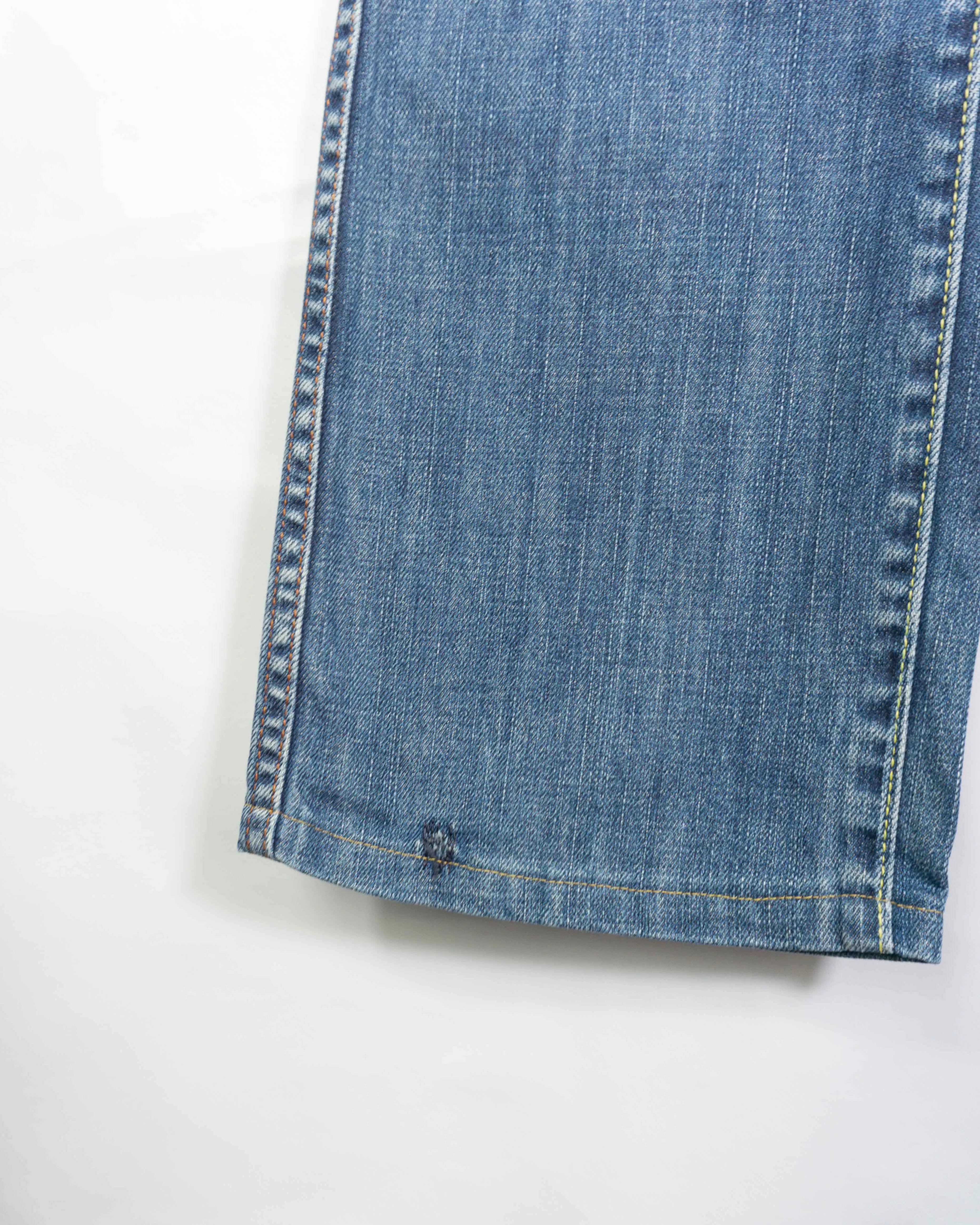 Vaqueros Levis Bootcut Azul Claro Distressed 00s Mujer — Talla W29