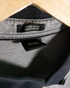 Polo Hugo Boss Manga Larga Gris Mercerised — Talla XXL