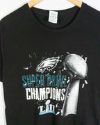 Camiseta Philadelphia Eagles Super Bowl LII Negra — Talla L