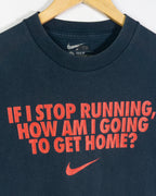 Camiseta Nike Running Azul Marino 00s — Talla S