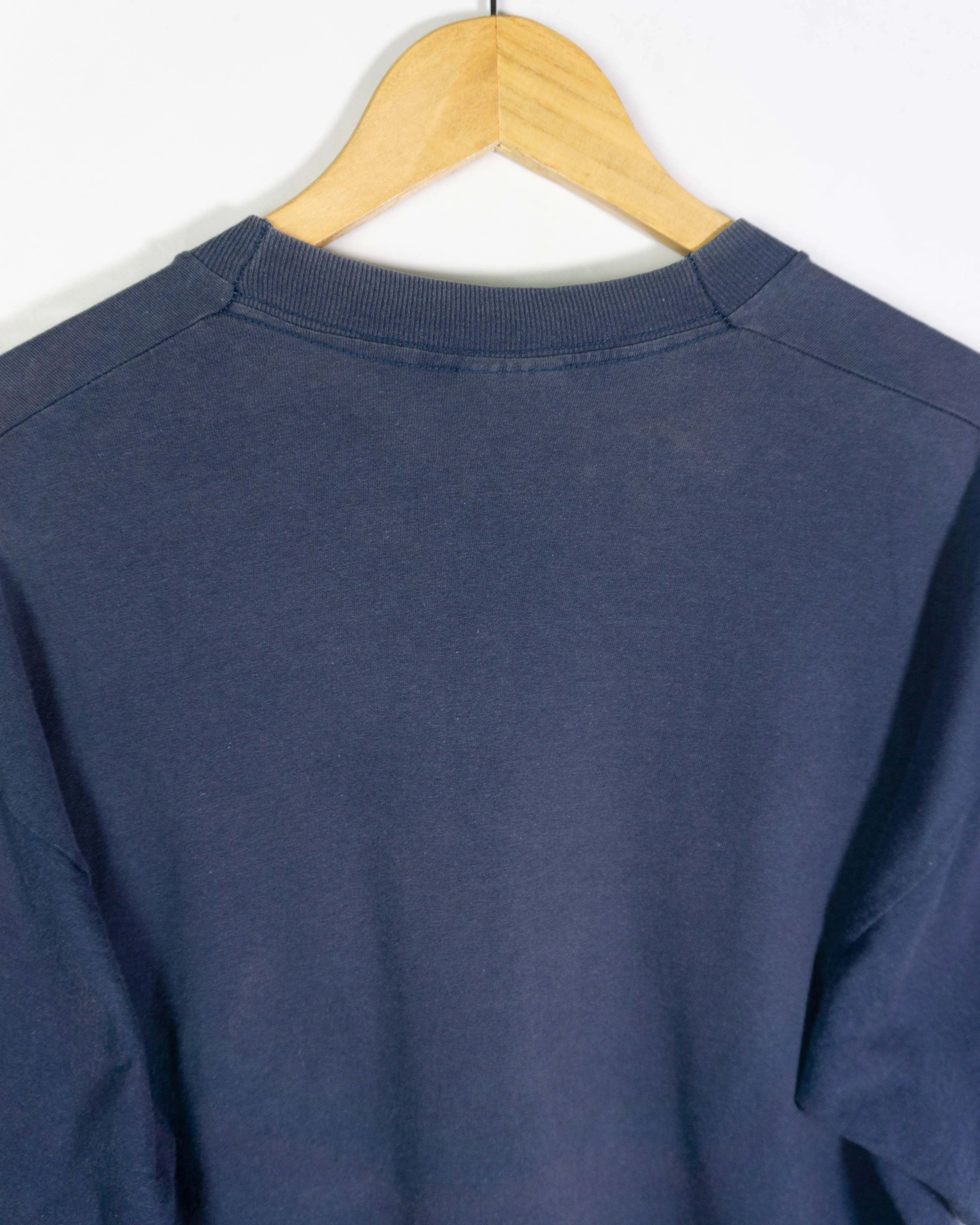 Camiseta Sierra Nevada Azul Marino Vintage 90s — Talla XL