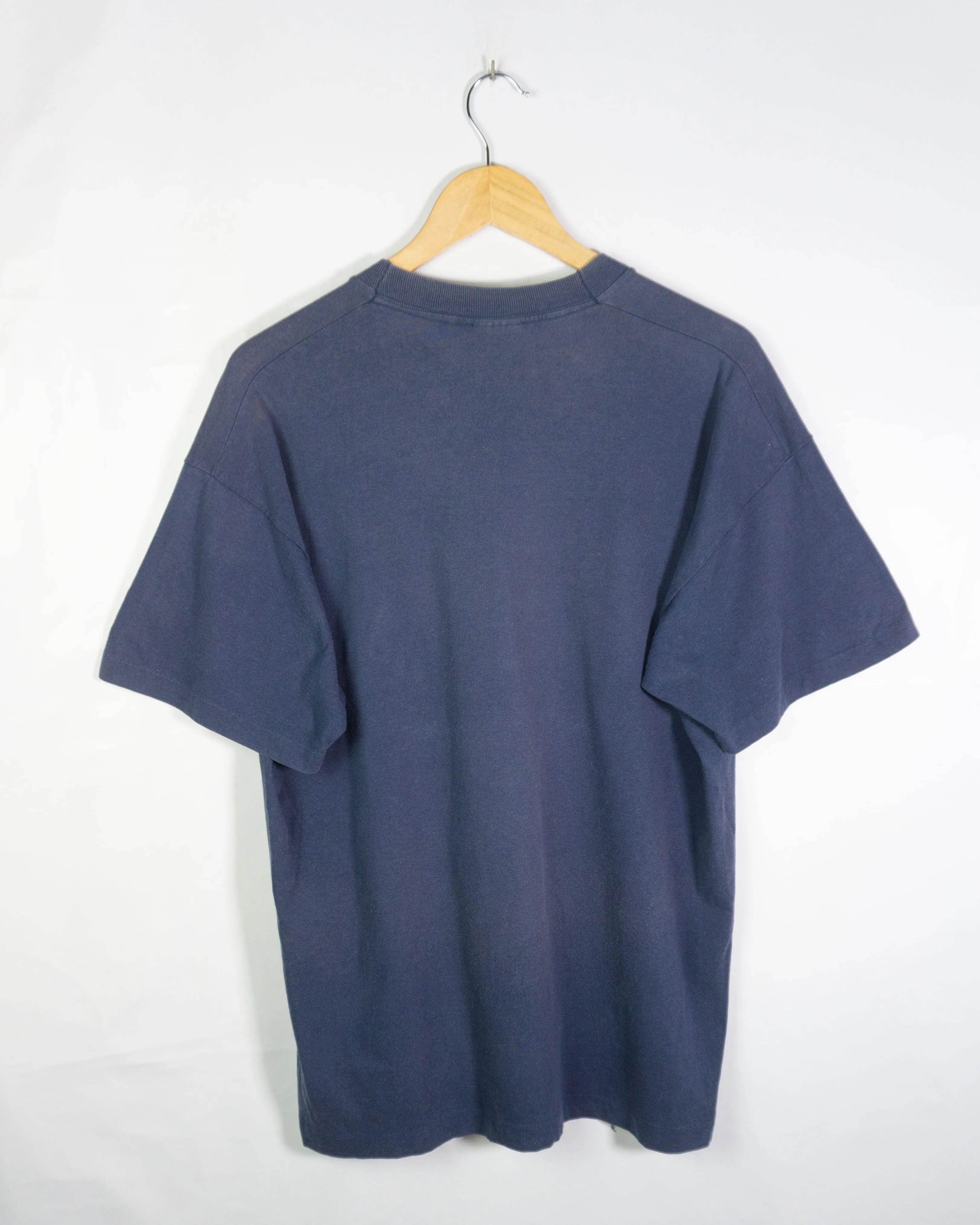 Camiseta Sierra Nevada Azul Marino Vintage 90s — Talla XL