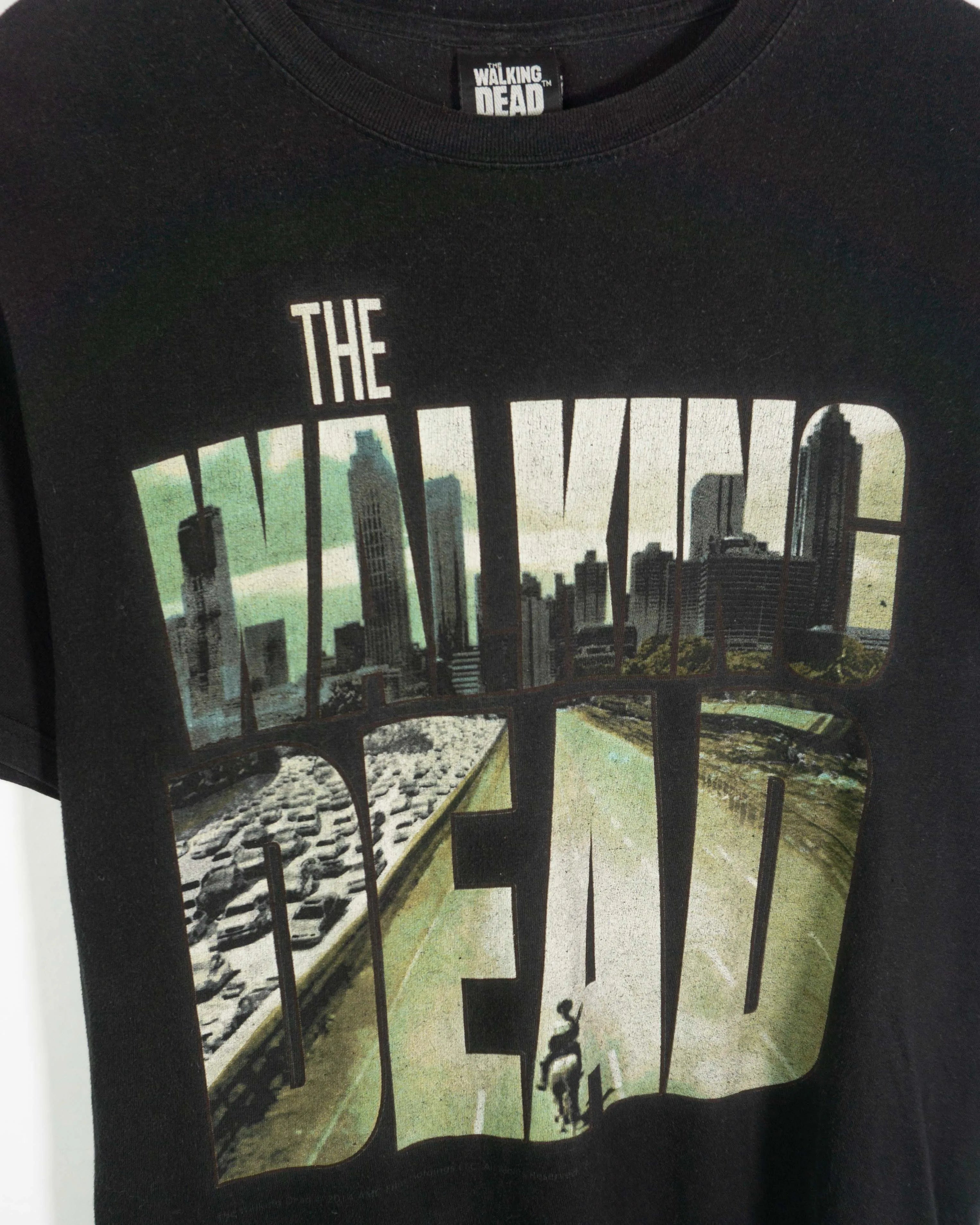 Camiseta The Walking Dead AMC Negra Oficial — Talla S